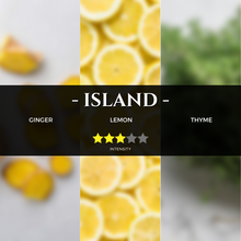Load image into Gallery viewer, island-w-hotel-inspired-scent-hotel-fragrance-aromatherapy-pure-essential-oils-aroma-scent-lemongrass-lavander