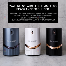 Load image into Gallery viewer, TITANIUM NEBULIZER | Waterless Aroma Diffuser + Timer + Infinite Diffusion