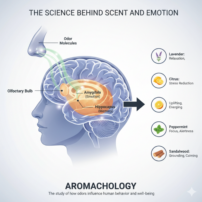 The Science Behind Scent and Emotion: How Aromachology Shapes Your Mood