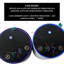 Load image into Gallery viewer, AURA NEBULIZER | Waterless Aroma Diffuser + Dual Mode (Car &amp; Home) + LED Mood Light + Timer
